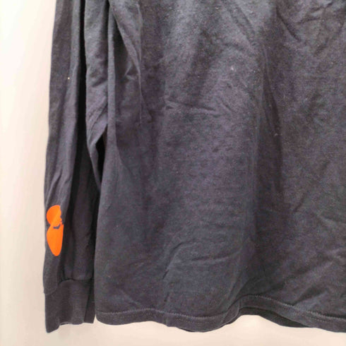 ギルダン GILDAN ULTRA COTTON バンド プリント L/S クルーネック ツアー Tシャツ サイケ柄 メンズ import:M